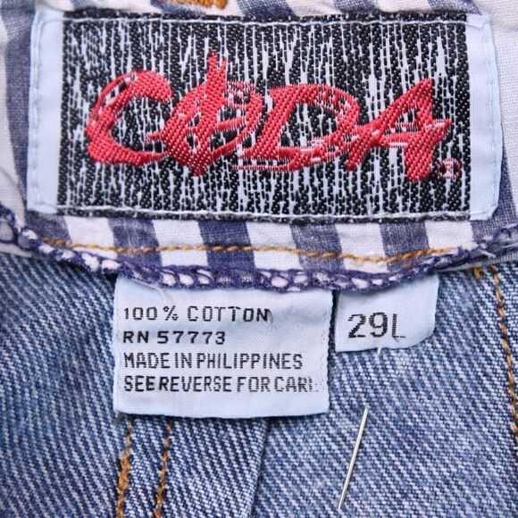 80's Acid Washed Jeans Women's Size 29 Long = 8 US - Picture 8 of 8